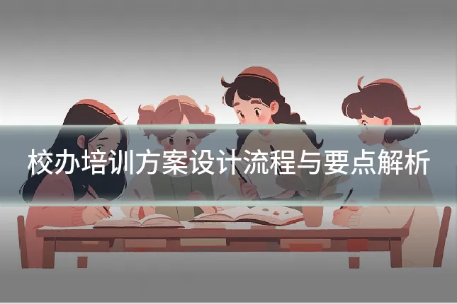 校办培训方案设计流程与要点解析