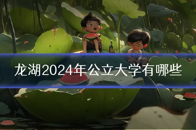 龙湖2024年公立大学有哪些
