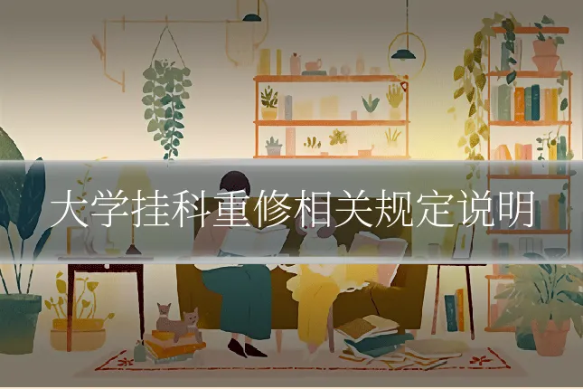 大学挂科重修相关规定说明