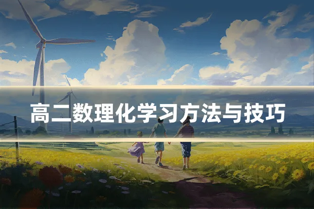 高二数理化学习方法与技巧