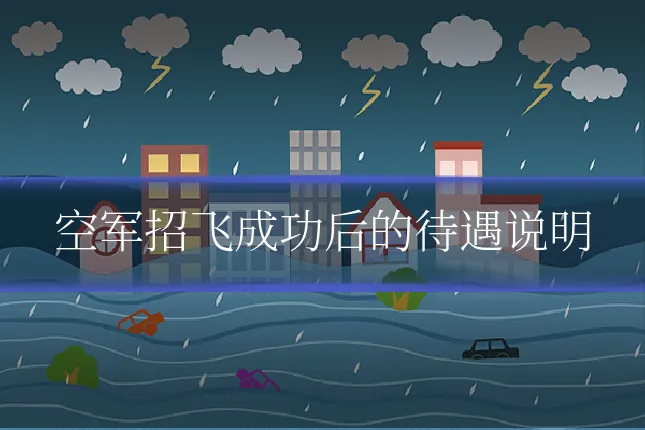 空军招飞成功后的待遇说明