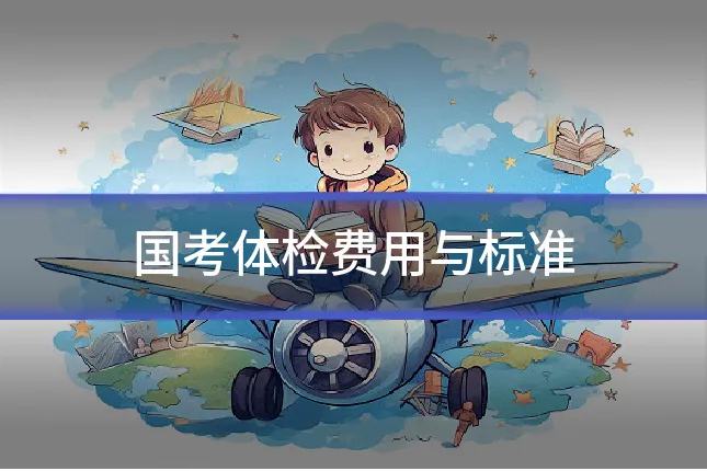 国考体检费用与标准