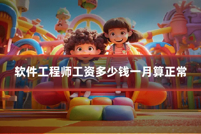 软件工程师工资多少钱一月算正常