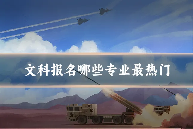 文科报名哪些专业最热门