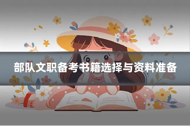 部队文职备考书籍选择与资料准备