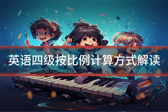 英语四级按比例计算方式解读