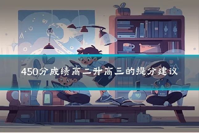 450分成绩高二升高三的提分建议