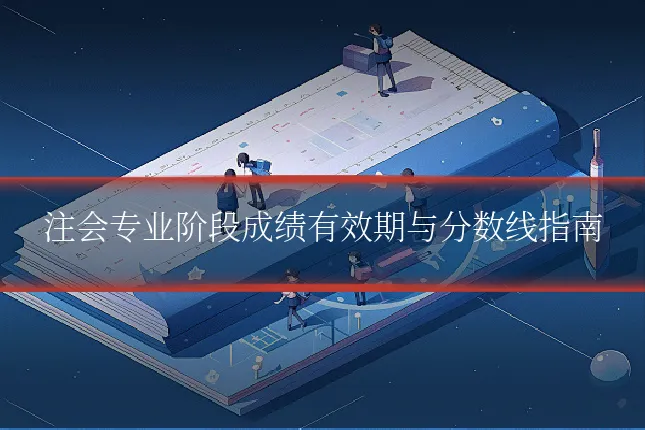 注会专业阶段成绩有效期与分数线指南