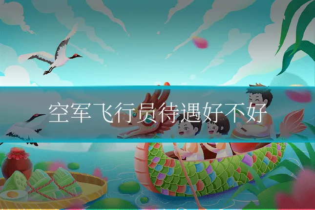 空军飞行员待遇好不好