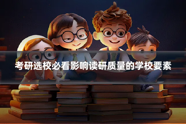 考研选校必看影响读研质量的学校要素