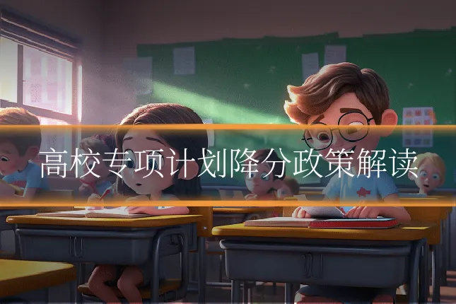 高校专项计划降分政策解读