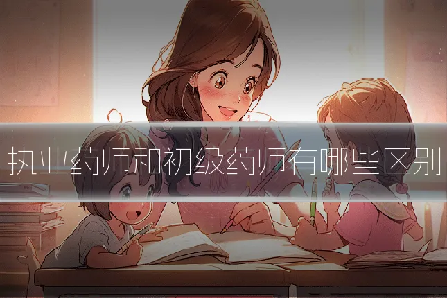 执业药师和初级药师有哪些区别