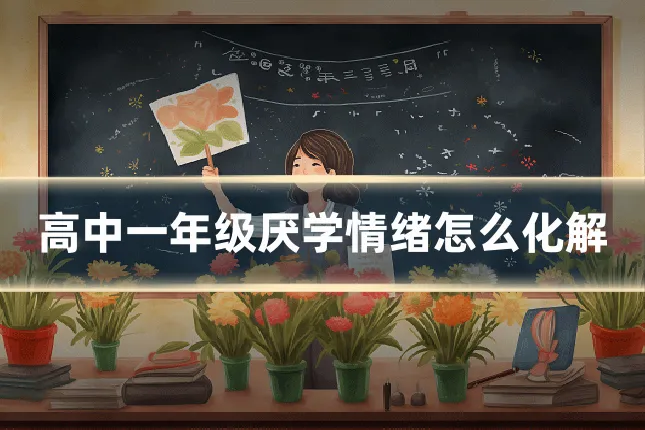 高中一年级厌学情绪怎么化解