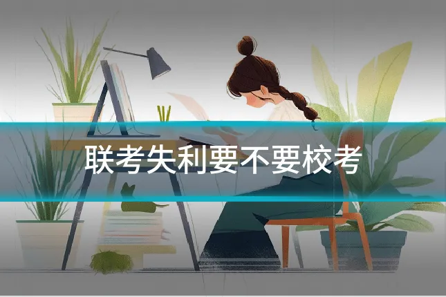 联考失利要不要校考
