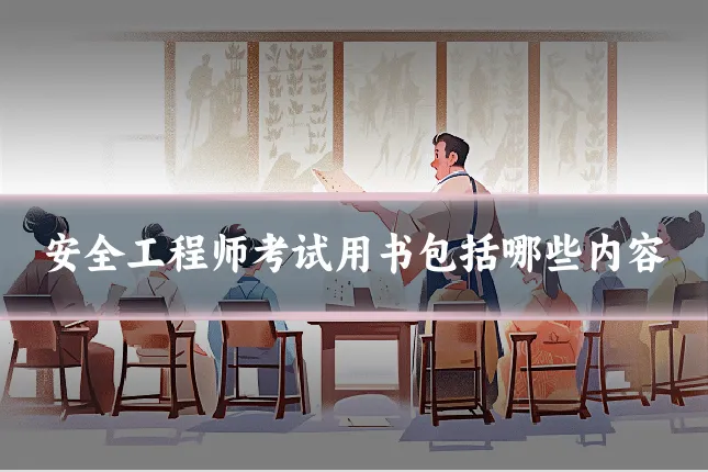 安全工程师考试用书包括哪些内容