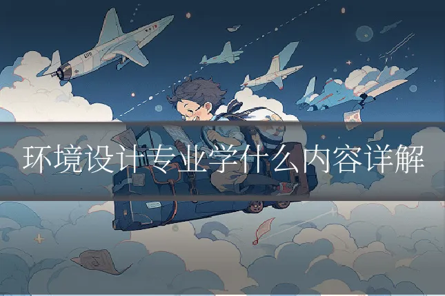 环境设计专业学什么内容详解