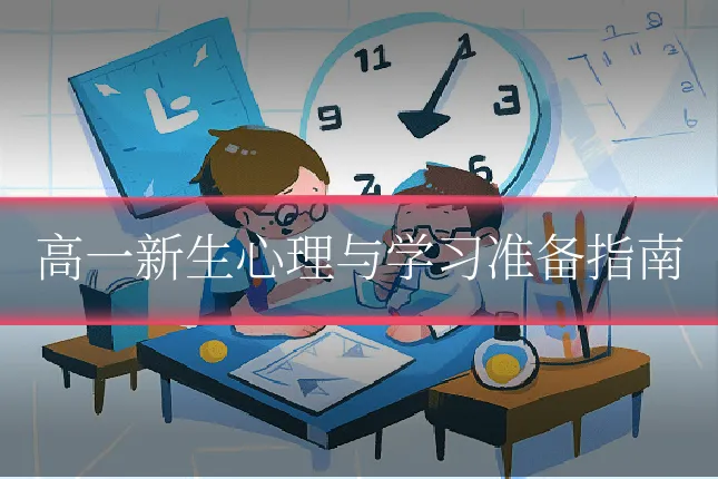 高一新生心理与学习准备指南