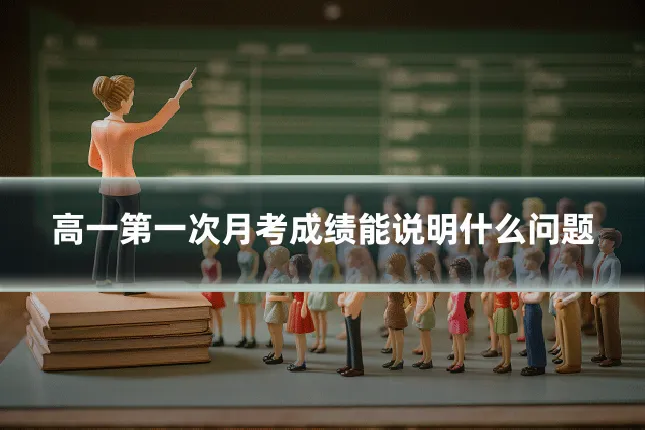 高一第一次月考成绩能说明什么问题