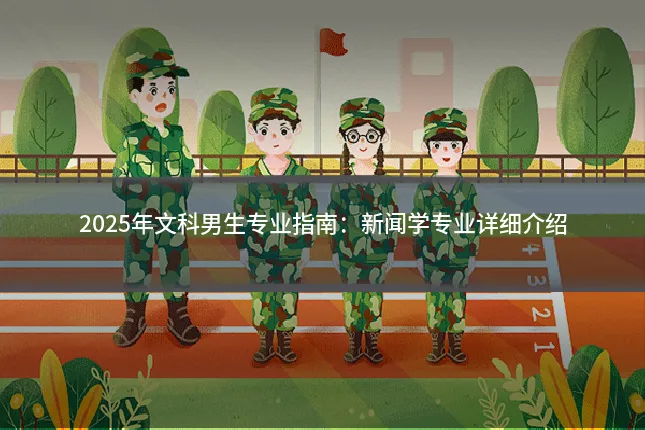 2025年文科男生专业指南：新闻学专业详细介绍