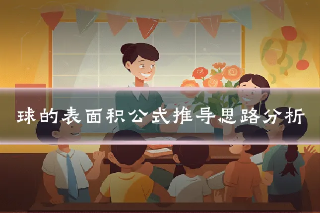 球的表面积公式推导思路分析