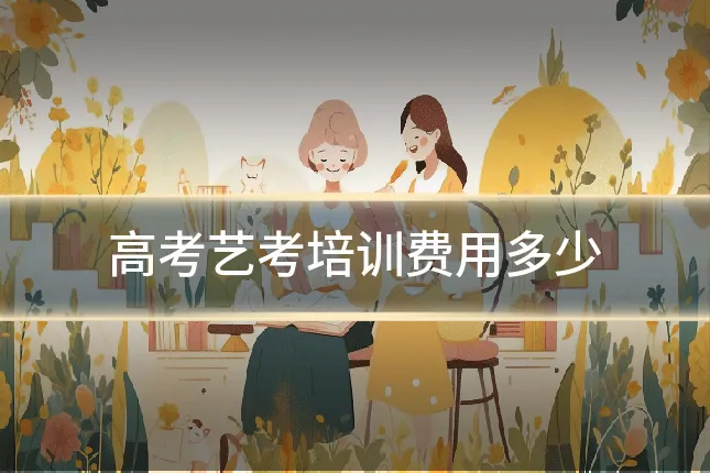 高考艺考培训费用多少