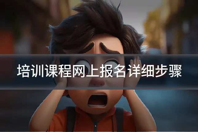培训课程网上报名详细步骤