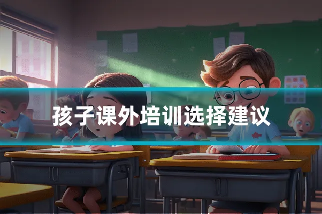 孩子课外培训选择建议