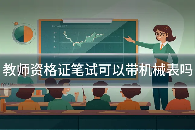 教师资格证笔试可以带机械表吗