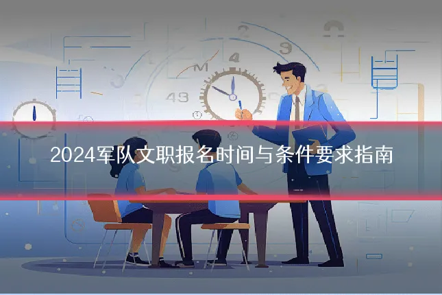 2024军队文职报名时间与条件要求指南