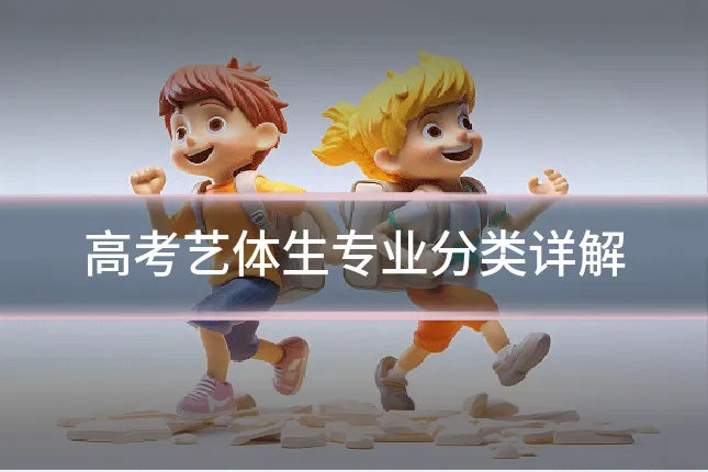 高考艺体生专业分类详解