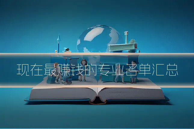 现在最赚钱的专业名单汇总