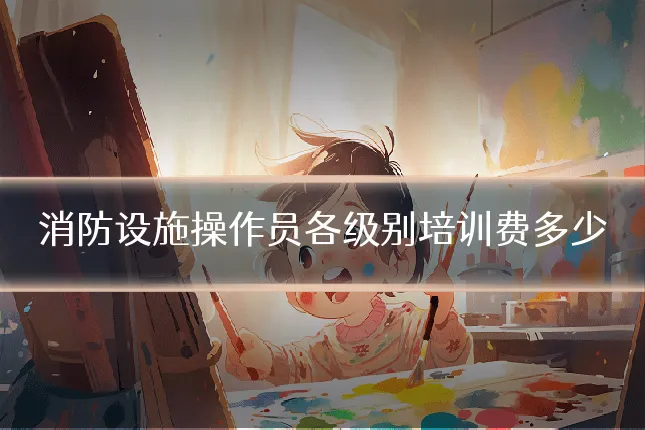 消防设施操作员各级别培训费多少