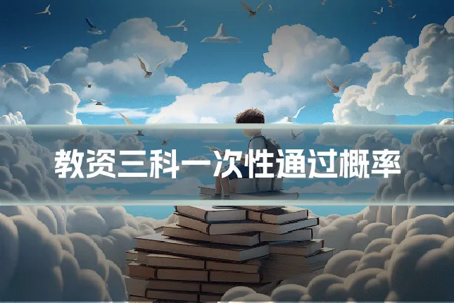 教资三科一次性通过概率