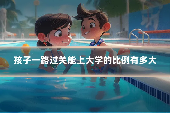 孩子一路过关能上大学的比例有多大