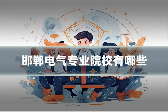 邯郸电气专业院校有哪些