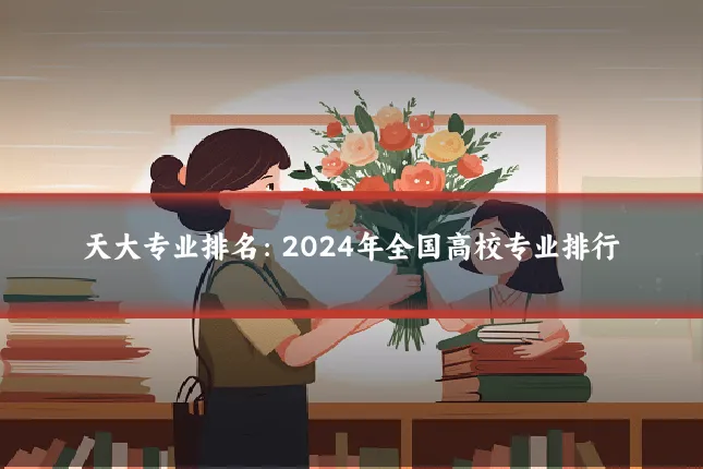 天大专业排名:2024年全国高校专业排行