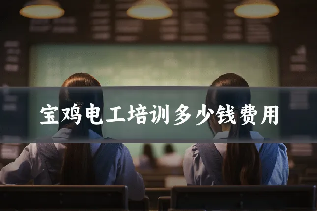 宝鸡电工培训多少钱费用