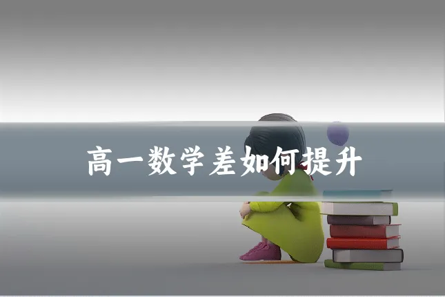 高一数学差如何提升