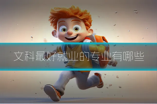 文科最好就业的专业有哪些