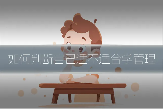 如何判断自己适不适合学管理