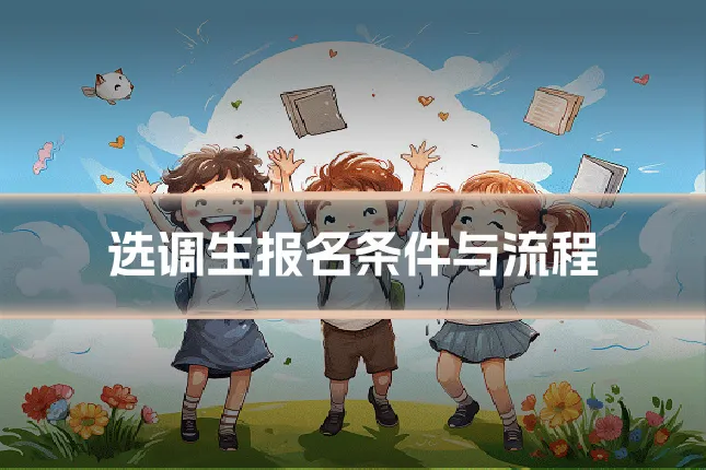 选调生报名条件与流程
