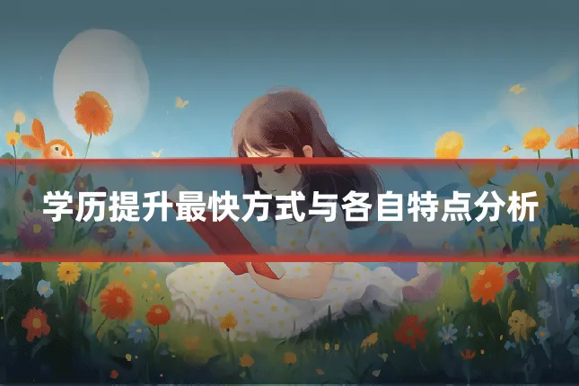 学历提升最快方式与各自特点分析
