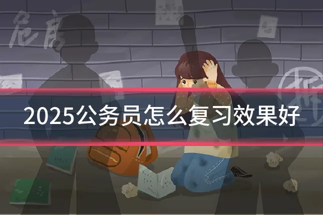 2025公务员怎么复习效果好