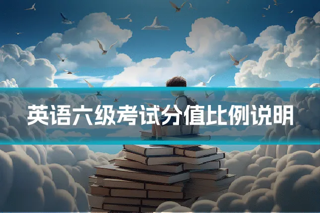 英语六级考试分值比例说明
