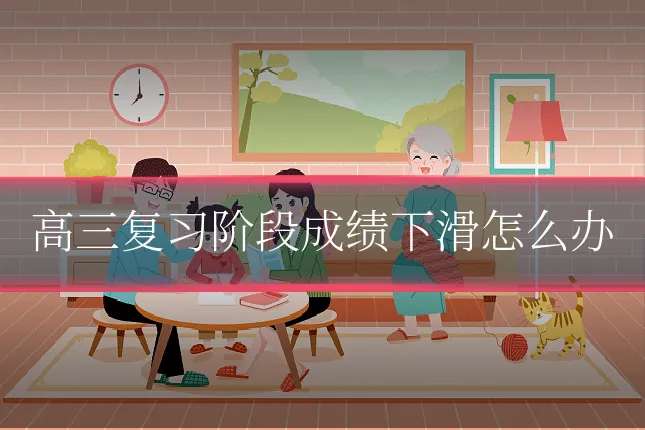 高三复习阶段成绩下滑怎么办