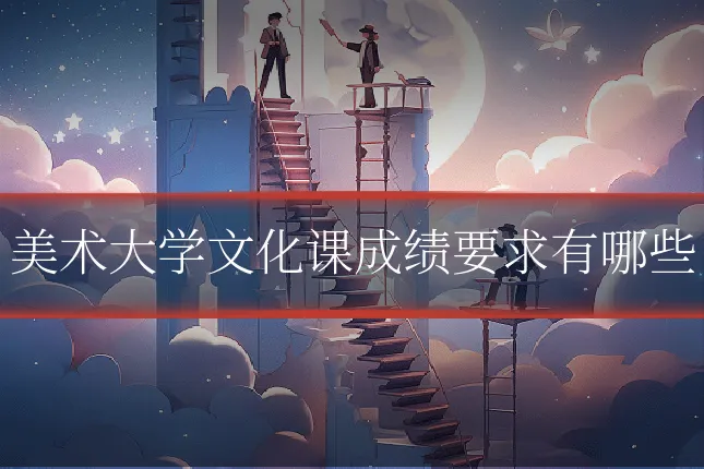 美术大学文化课成绩要求有哪些