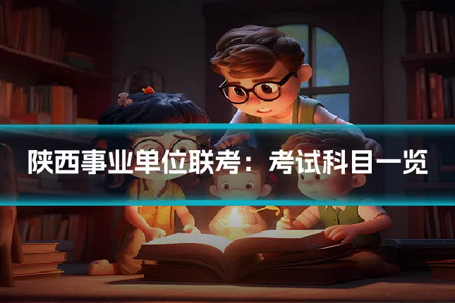 陕西事业单位联考：考试科目一览