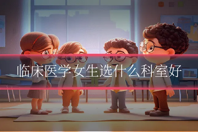 临床医学女生选什么科室好