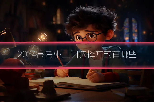 2024高考小三门选择方式有哪些