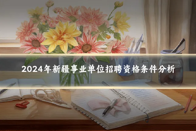 2024年新疆事业单位招聘资格条件分析